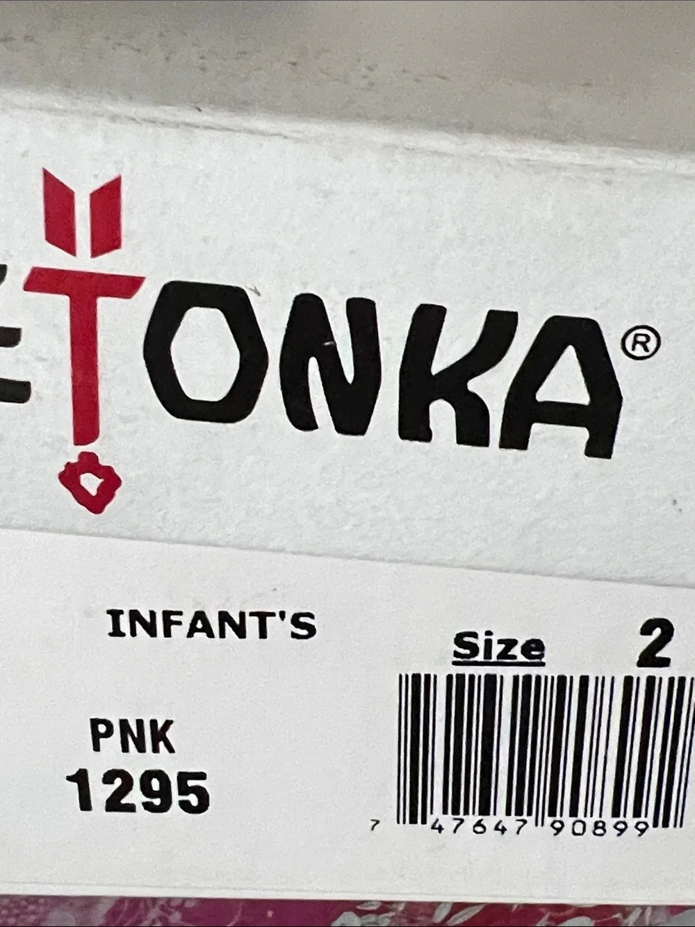 Authentic New in Box, Minnetonka Double Fringe Side Zip Boot infant Pink